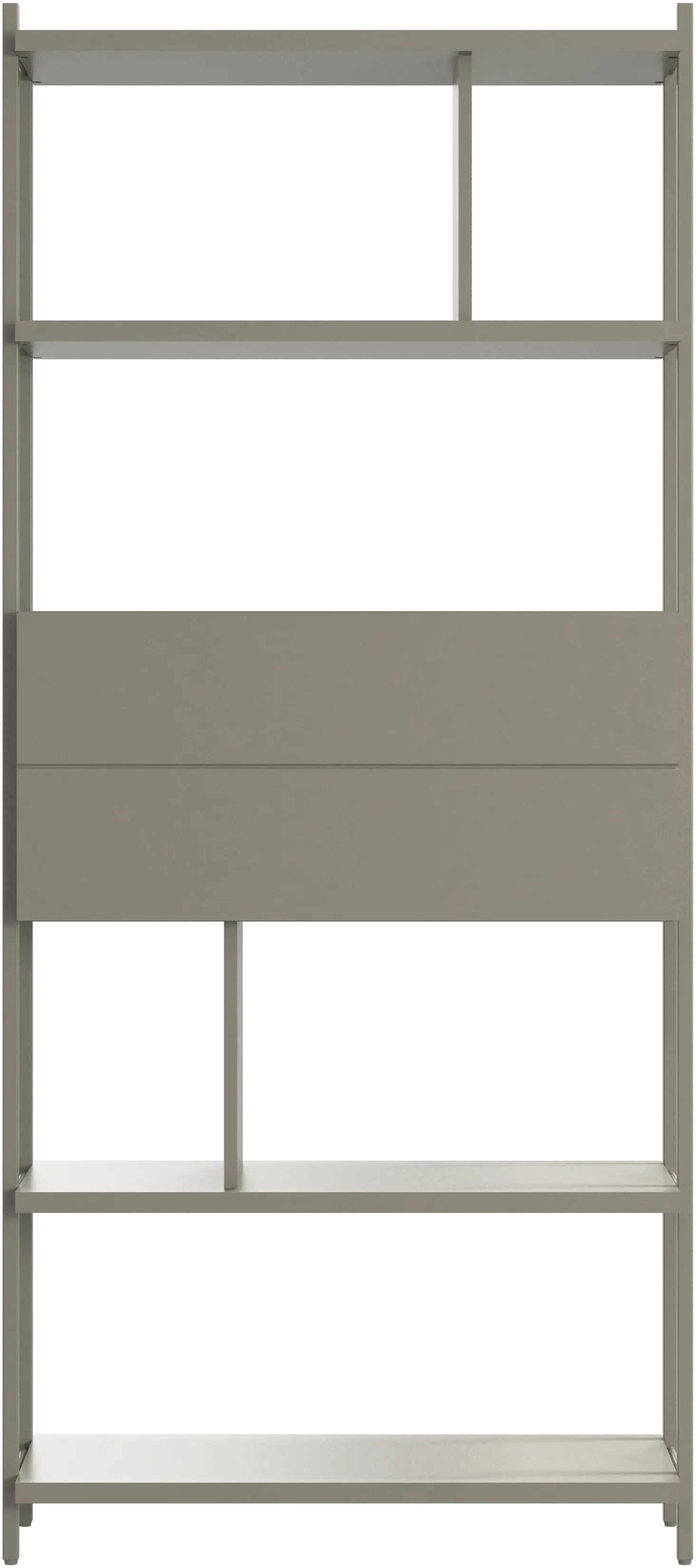 带下拉式前部的 Calgary 储物柜